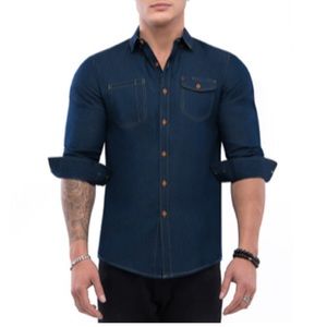 Men’s Cotton Denim Casual Shirt